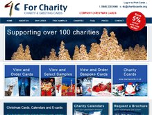 Tablet Screenshot of charitycards.org